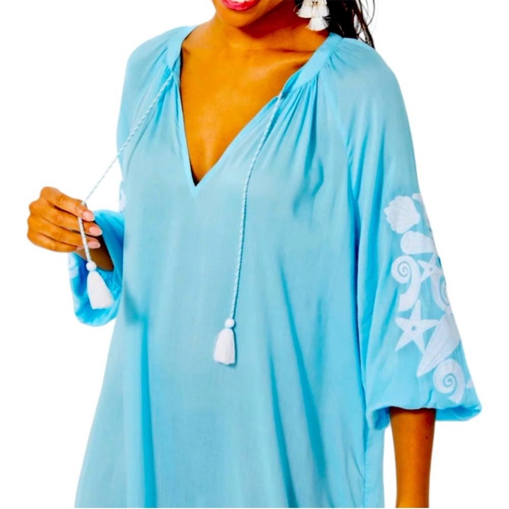 NWT Lilly Pulitzer Cherre long Sleeve Cover Up S/M